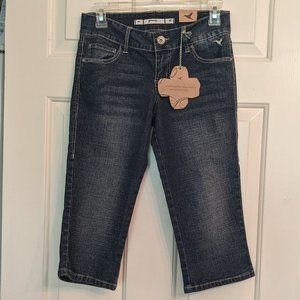 NEW Grane Stretch Denim Capris Size 3